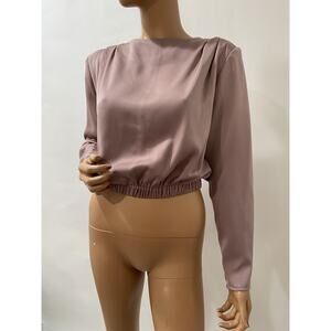 astr the label Crop Blouse Long Sleeve Size Small